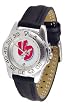 Dayton Flyers Suntime Ladies Sports Watch w/ Leather Band - NCAA College Athletics
