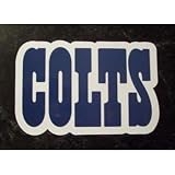 Indianapolis Colts Team Name NFL Car Magnet