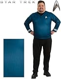 Deluxe Star Trek Movie Plus Size Spock Costume Shirt