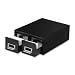 STEELMASTER Medium Double Card File Drawer, Fits 4 x 6 Cards, 3000 Card Capacity, 14.44 x 6.19 x 16 Inches, Black (263F4616DBLA)