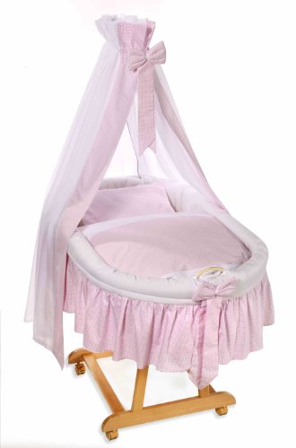 Easy Baby 485-51 Stubenwagenset Vichy rose Preisvergleich