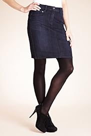 Cotton Rich Denim Pencil Skirt