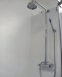Shower bar mixer with 6 rain head and hand held shower