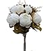 Luyue Peonies Artificial Flowers Vintage Faux Peony Arrangements Fake Flower for Vase Silk Floral Bouquet for Table Centerpiece Wedding Decoration Indoor Home Decor