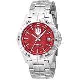 NCAA Indiana Hoosiers Men's Round Dial Watch