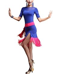 Polyester Two-Toned Vintage Illusion  Dress