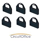 6 PK Compatible Panasonic KX-P2130 / 2135 Black Printer Ribbons (KX-P160), Works for KX-P2130, KX-P2135