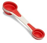 Trudeau 4-in-1 Reversible Measuring Spoon, Red