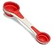 Trudeau 4-in-1 Reversible Measuring Spoon, Red