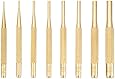 Starrett SB565Z Brass Drive Pin Punches Set, 8 Pieces
