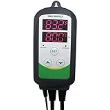 Inkbird Itc-308 Digital Temperature Controller Outlet Thermostat, 2-stage, 1000w, w/ Sensor