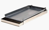 Rocky Mountain UGT-MC12 2-Burner Comml Griddle With Grease Tray - 12inch X 24inch