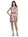 Donna Morgan Women's Cap Sleeve Dress, Coral Multi, 6