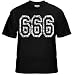 Distressed 666 Men's T-Shirt (Black) #471
