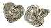 9ct White Gold Ladies Diamond Earrings
