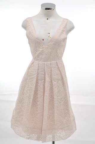Diane Von Furstenberg Sleeveless V Neck Empire Waist Dress