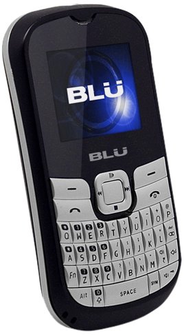 BLU Q160 Deejay II - Unlocked Phone - US Warranty - Retail Packaging - Black/Silver