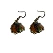 Chicago Blackhawks Dangle Logo Earring Set Nhl Charm Gift