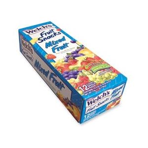 MJK3124 – Fruit Snacks, Fat Free, w/ Vitamin C/A/E, 2.25 oz., 12 BG/BX
