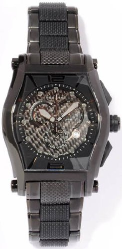 Men's Stainless Steel Reserve Vortiz Chronograph Quartz Black Dial
