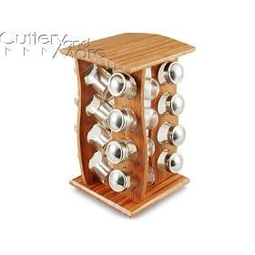 Totally Bamboo Spice Rack 16-bottle