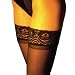 ITA-MED Graduated Compression Thigh Highs with Lace Top and Silicone Band, Sheer (20-30 mmHg)
