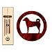 Appenzeller Sennenhunde Wind Chimes X-SMALL Bronze
