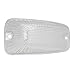 Partsam 5pc Roof Light Cab Marker Clear Cover+168 Amber 10-3528-SMD LED Bulb for 1988-2002 Chevy/GMC C/K1500/2500/3500/4500/5500/6500/7500 Kodiak Topkick trucks