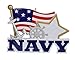 Navy Personalized Ornament