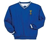 Personalized custom embroidered bowling 300 game design on nylon windshirt
