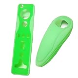 LUPO SILICONE SKIN CASE FOR NINTENDO WII INNOVATIVE CONTROLLER REMOTE AND NUNCHUK (GREEN)