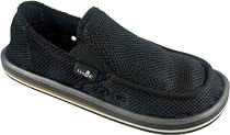 Sanuk Men's Meshed Up Sandal Shoe,Black,8 M