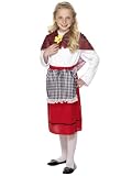 Child Welsh Girl Costume - St Davids Day Rugby - Large