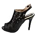 Beston GB88 Women's Hollow Out Stiletto Heel Platform Sandals