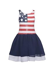 Girls Polyester Sequined  Dress