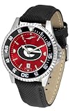 Georgia Bulldogs UGA NCAA Mens Leather Anochrome Watch