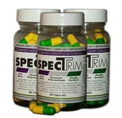 Start your New Year's Resolution Today! SpecTrim Premium Weight Loss Pill - Curbs Your Appetite While Burning Fat!!! CAFFEINE FREE - 60 caps- Buy 2 Get 1 FREE. Available Exclusively on Amazon.com