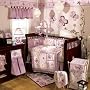 CoCaLo Sugar Plum 6 Piece Crib Bedding Set