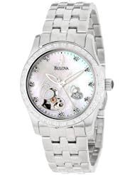 Bulova Womens 96R122 Diamond Accented Automatic Watch