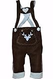 Babylederhose hellblau (56, braun)
