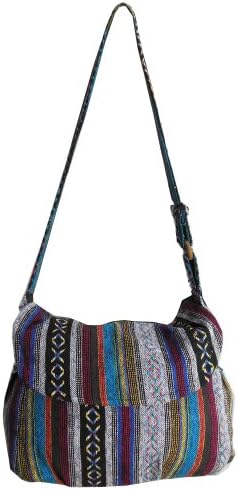 Handbag Nepali Embroidery Cotton Hippie Hobo Crossbody Messenger Boho Bag Hmong Camera Purse HMM19