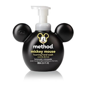 Method Mickey Mouse Foaming Hand Wash 8.5oz, Lemonade (pack of 2)