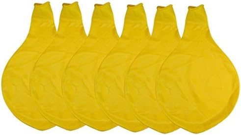36 Inch Latex Balloon Yellow (Premium Helium Quality) Pkg/6