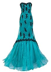 Mermaid Lace Corset   Waistline Evening Dress 