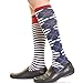 Angelina Men's Cotton Fancy Knee High Socks, 2537