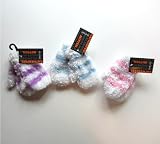 Girls Featherfeel Magic Mittens Pink/White Stripe – Size 2-6 Years