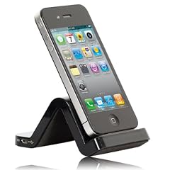 Wicked Wave - Dockingstation f�r Apple iPhone 4S / 4 (schwarz, f�r Bumper und H�llen geeignet / Netzteil / Verbindungskabel)