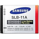 Samsung SLB-11A 3.8V 1130mAh Lithium-Ion Battery for TL320 & CL65 Digital C ....