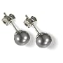 VALERO PEARLS Ohrstecker mit silber-farbenen S��wasser-Zuchtperlen 60178840