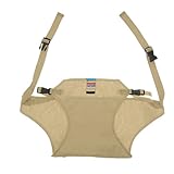 【ノーブランド 品】調整可能　ベビーチェア　シートベルト　安全ベルト　ダイニング　ハーネス　ポリエステル製　全8色 - カーキ, 4.5CM